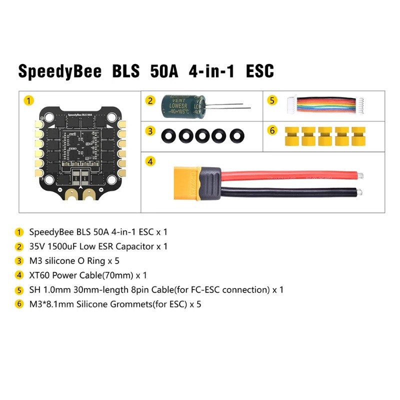 SpeedyBee F405 V3/V4 FC ESC St - Speedybee F405 V4 Bls 55A Stack 评论和价格